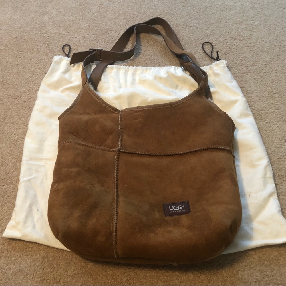 Ugg shearling/suede purse